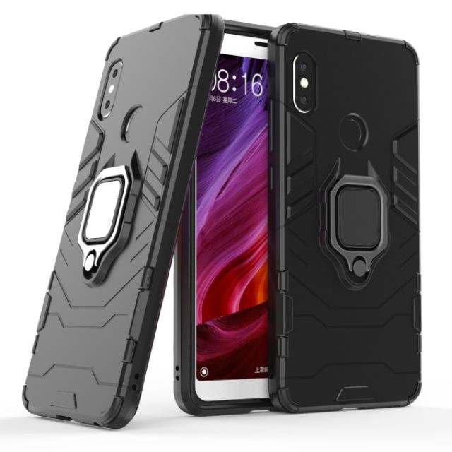Ốp Redmi Note 5 / 5 Pro / Redmi Note 10 Pro / Mi 10T Lite chống sốc Iron Man Iring cao cấp giá đỡ xem phim