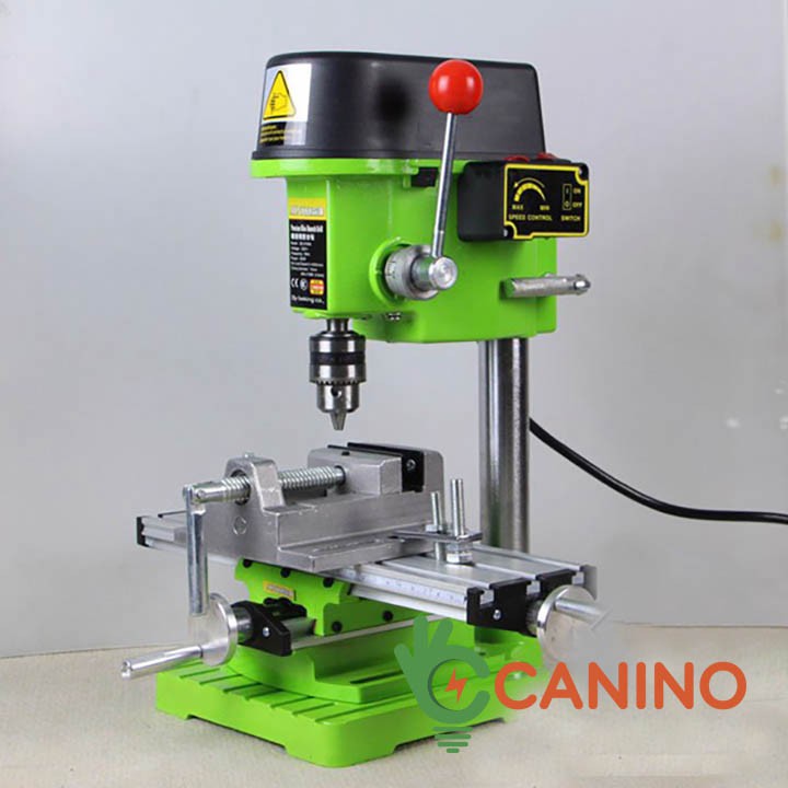 Máy khoan bàn miniQ 480W tốc độ quay đạt 4000r/min, đường kính mũi khoan 10mm Điện áp vào: 220V-50Hz