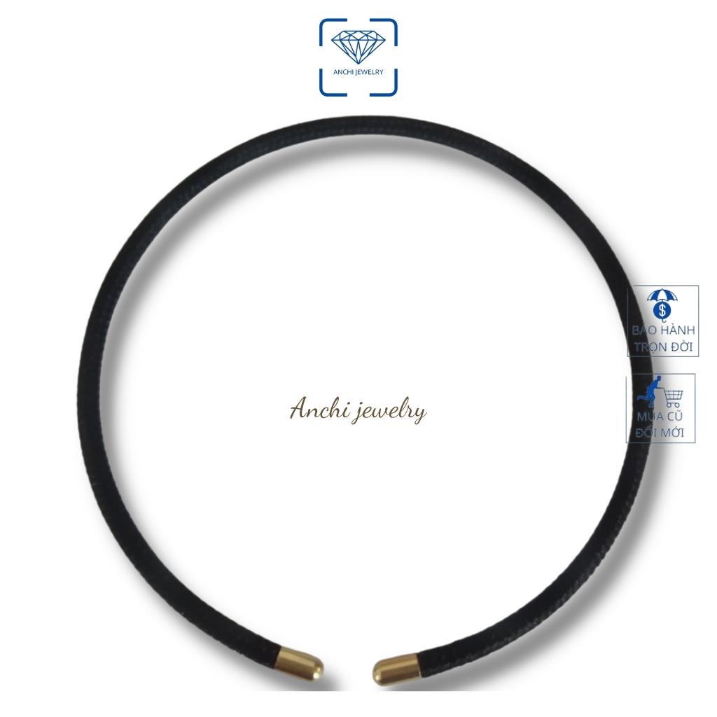 Vòng tay đồng xu chữ vạn đá ngọc sơn thủy Anchi jewelry