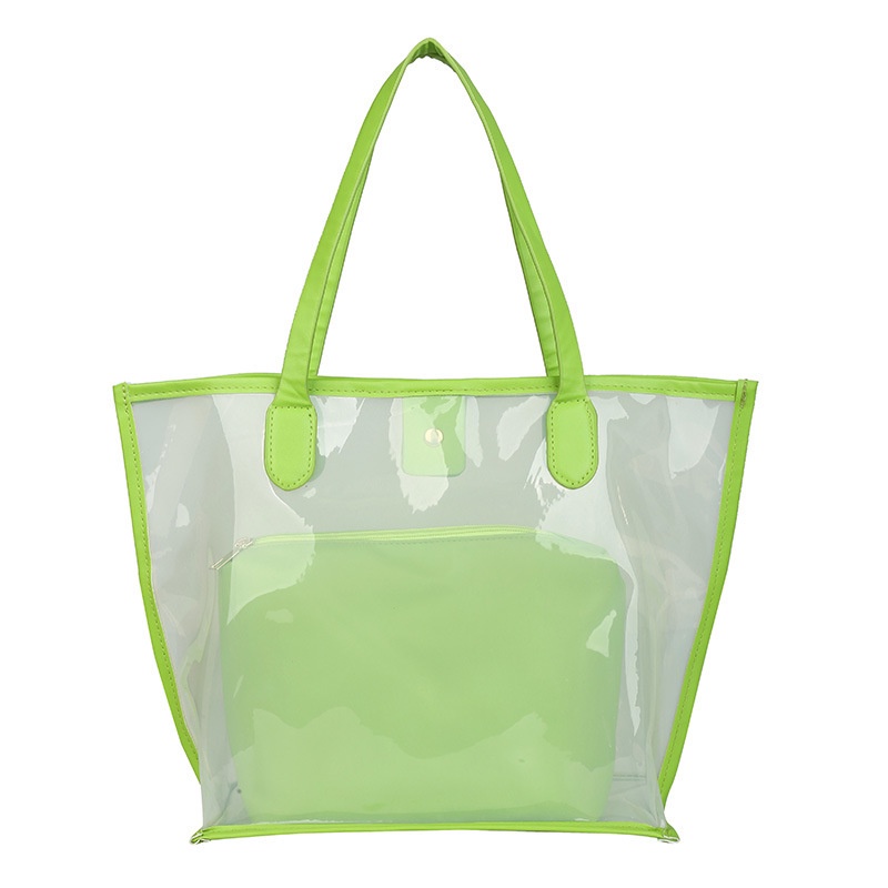 Túi xách nữ đeo chéo, túi nhựa trong suốt kèm túi nhỏ bên trong TUI-26