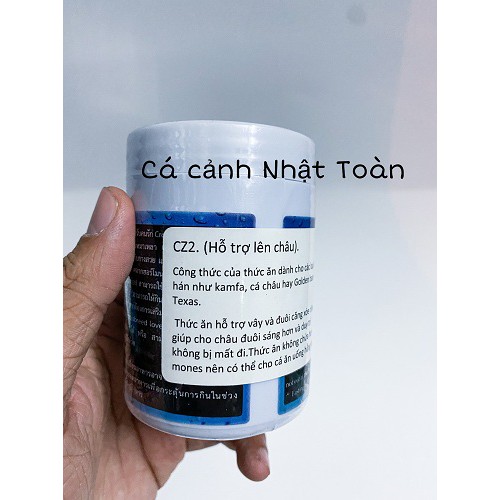 THỨC ĂN CZ2 HỖ TRỢ LÊN CHÂU CÁ LA HÁN THÁI LAN 100G