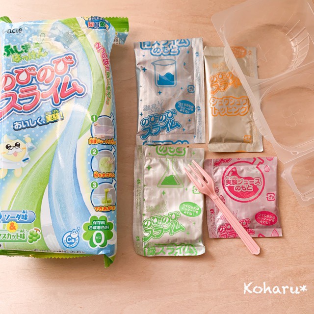 Popin Cookin Bộ làm kẹo Slime ăn được vị nho soda Nhật Bản