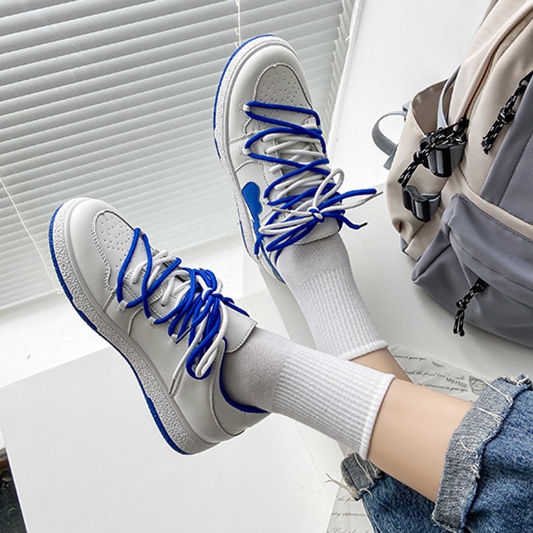 Ielgy Nữ Thiết Kế Giày Thể Thao Nền Xanh Dương Trái Tim