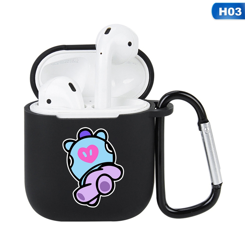 Vỏ Bảo Vệ Hộp Sạc Tai Nghe Airpods In Hình Bt21 Xinh Xắn Ốp