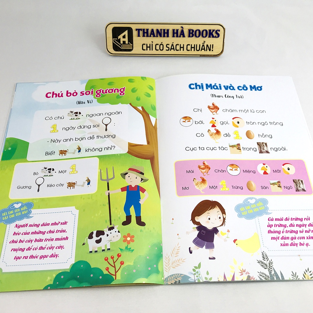 Sách - Tư duy ngôn ngữ qua hình ảnh - Bộ 4 quyển: Đồng dao, thơ, truyện, câu đố - Dành cho trẻ em từ 2 tuổi trở lên
