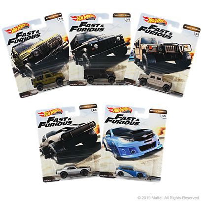 Siêu xe Hot Wheels chủ đề Fast &amp; Furious GBW75