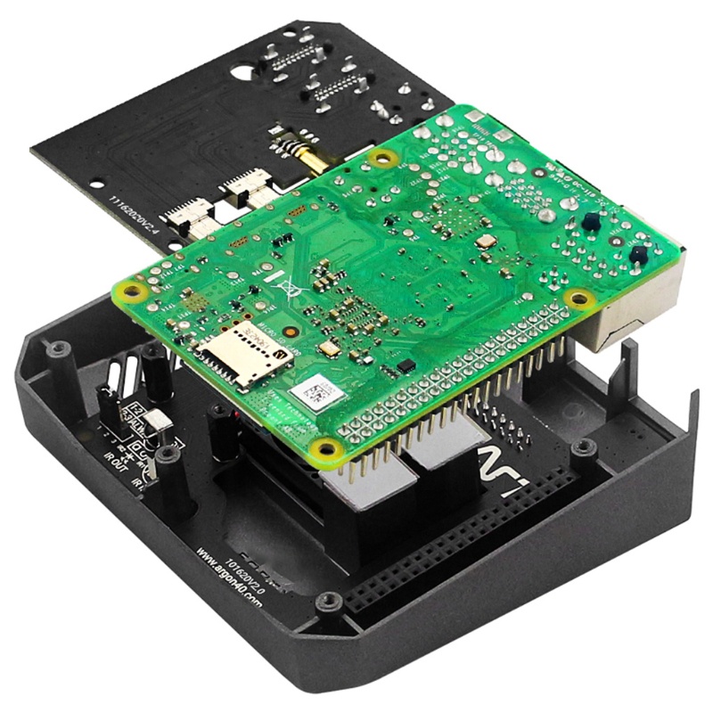Vỏ Nhôm Bảo Vệ Cho Raspberry Pi 4 Model B Kèm Quạt Làm Mát