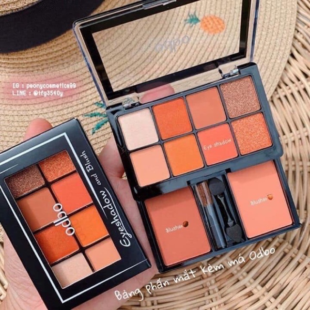 Phấn mắt kèm phấn má odbo