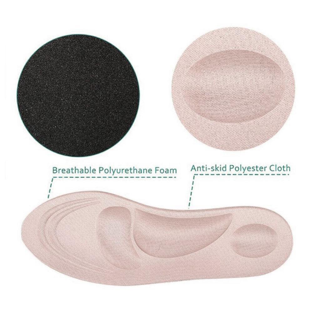 Miếng Lót Giày Thể Thao Mềm Mại Thấm Hút Mồ Hôi Thoáng Khí Thoải Mái D7D7