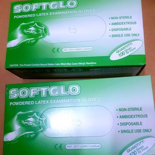 Hộp 100 cái găng tay Softglo Malaysia