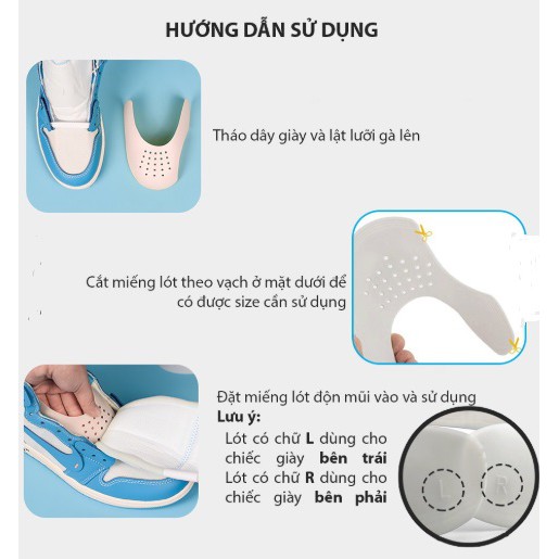 Miếng Giữ Form Giầy Thể Thao Cao Cấp [SIÊU BỀN] [SIÊU DAI] [RẺ NHẤT HÀ NỘI]