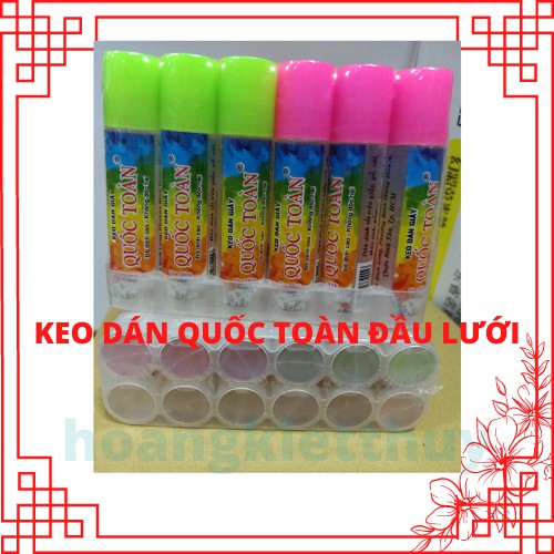Keo dán giấy Quốc Toàn dạng đầu lưới 30ml