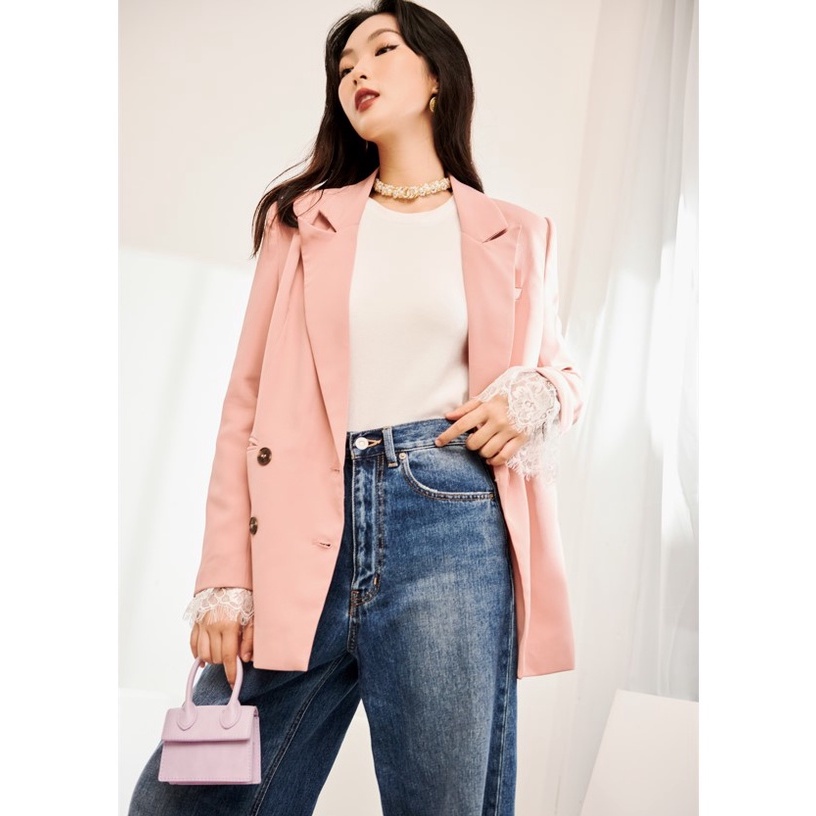 Áo blazer nữ dài tay 2 lớp dày dặn, chuẩn form, phong cách Hàn Quốc A00528