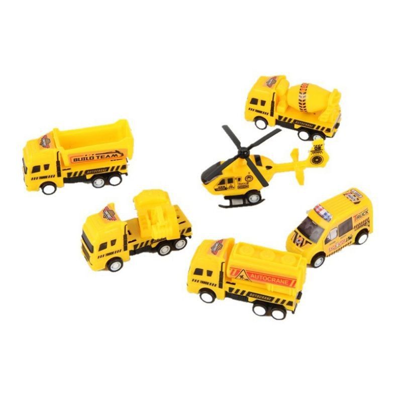 Bộ 6 oto công trình xây dựng nhiều mẫu