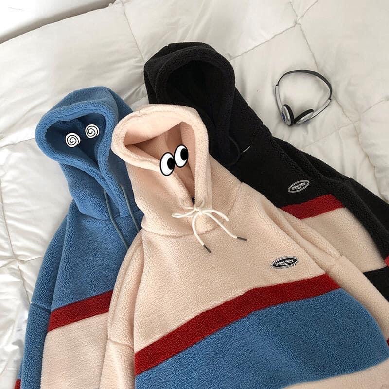 -RẺ VÔ ĐỊCH- ÁO HOODIE LÔNG CỪU NAM NỮ SIÊU CUTE