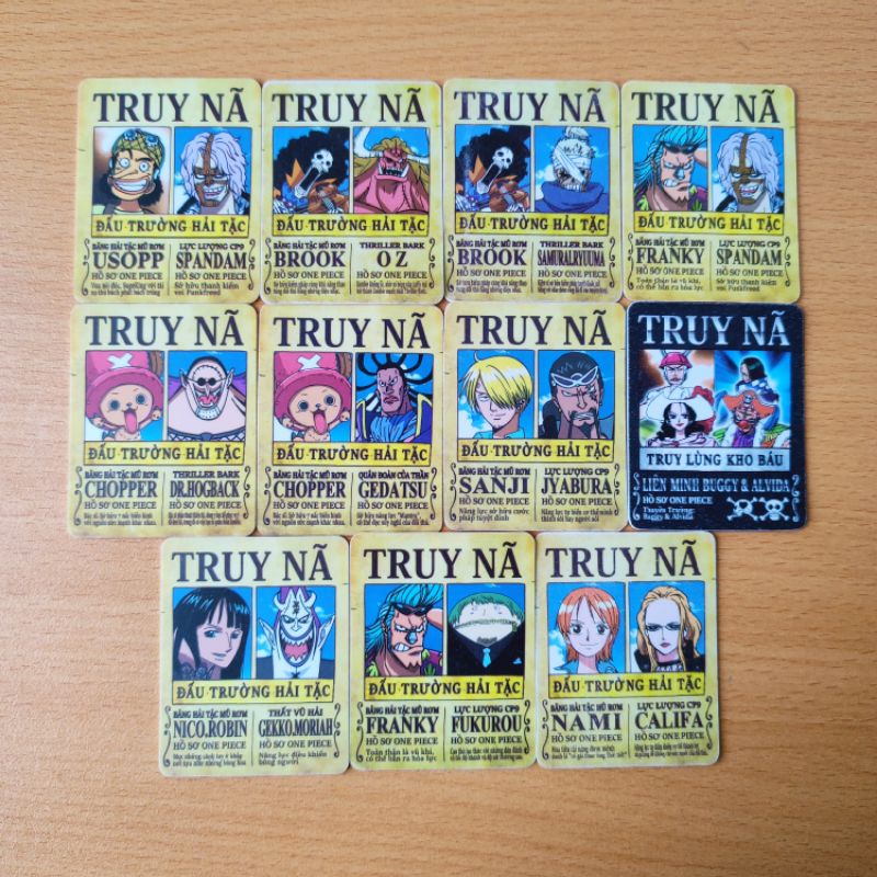 Thẻ Bài Toonies One Piece Truy Nã Bản Đấu Trường Hải Tặc Hàng Cổ 2ND - Thẻ Bài Đảo Hải Tặc Luffy One Piece