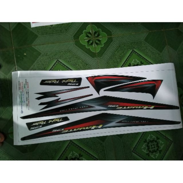 Tem rời dán xe hayate