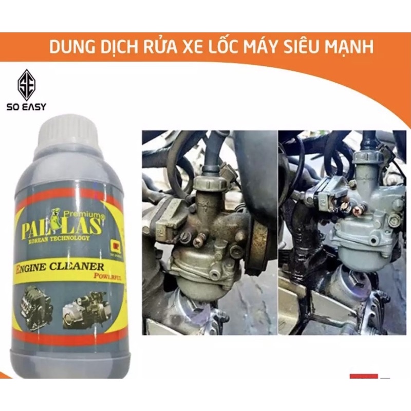 Dung dịch làm sạch lóc máy cực mạnh pallas Engine cleaner powerful 500ml