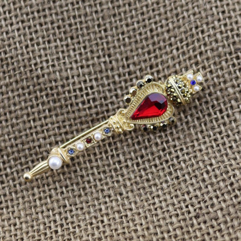 Cài Áo Hình Vương Miện Phong Cách baroque Âu Mỹ