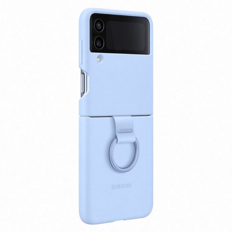 Chính hãng nguyên seal-Ốp lưng Silicone Cover with Ring cho điện thoại Samsung Galaxy Z Flip4/ Z Flip4 5G
