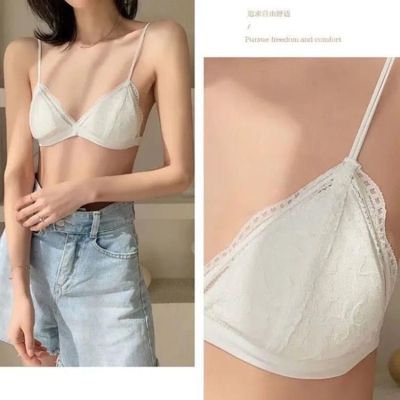 Áo bra bầu ren CH31509 - Áo lót BẦU ren hoa 2 dây mảnh mút mỏng không gọng gợi cảm thoải mái cho nữ