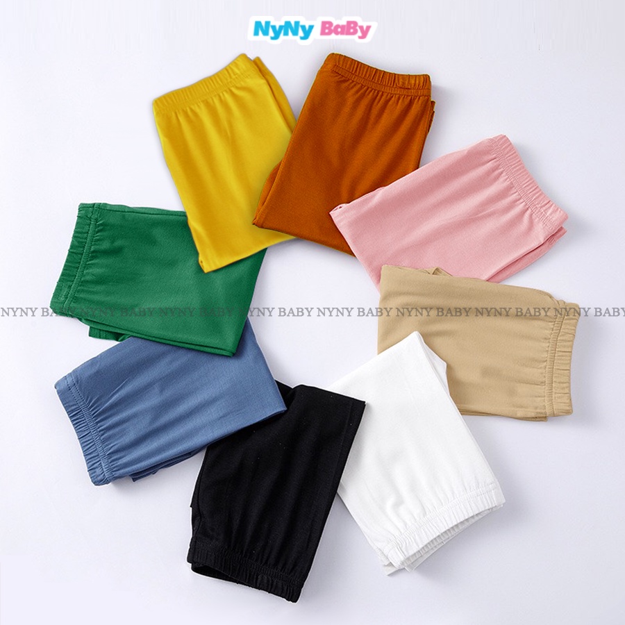Quần Legging Bé Gái Nyny Baby Vải Thun Co Giãn 4 Chiều Mềm Mịn Thoáng Mát Thời Trang Từ 8-24kg