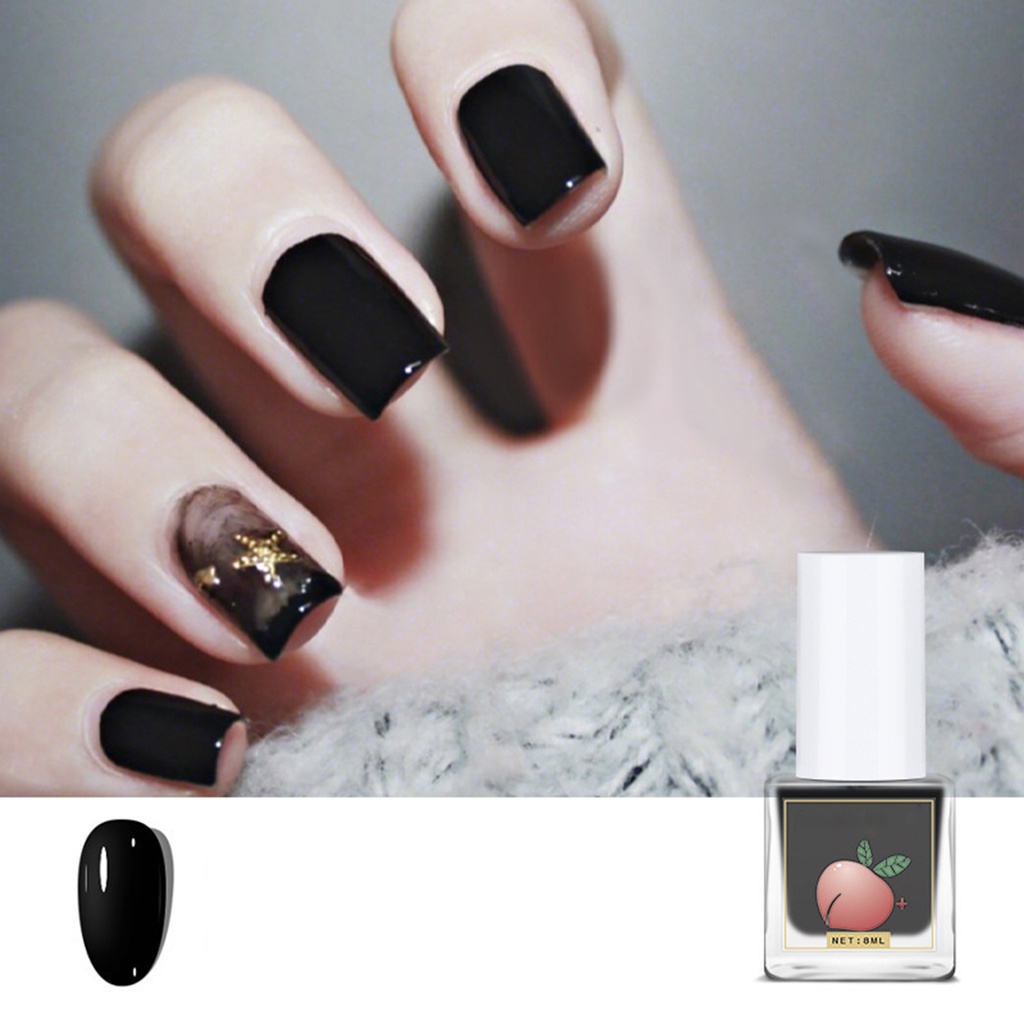 Sơn Móng Tay 8ml Tự Nhiên Không Mùi Chống Nước Cho Nữ