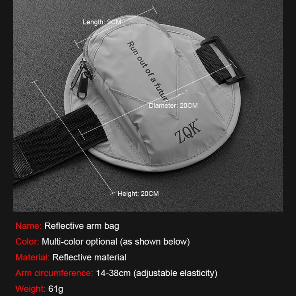 Túi Đựng Điện Thoại Đeo Cánh Tay Kích Thước Lớn 6.5 inch Phản Quang Tiện Dụng Khi Tập Thể Thao/Chạy Bộ