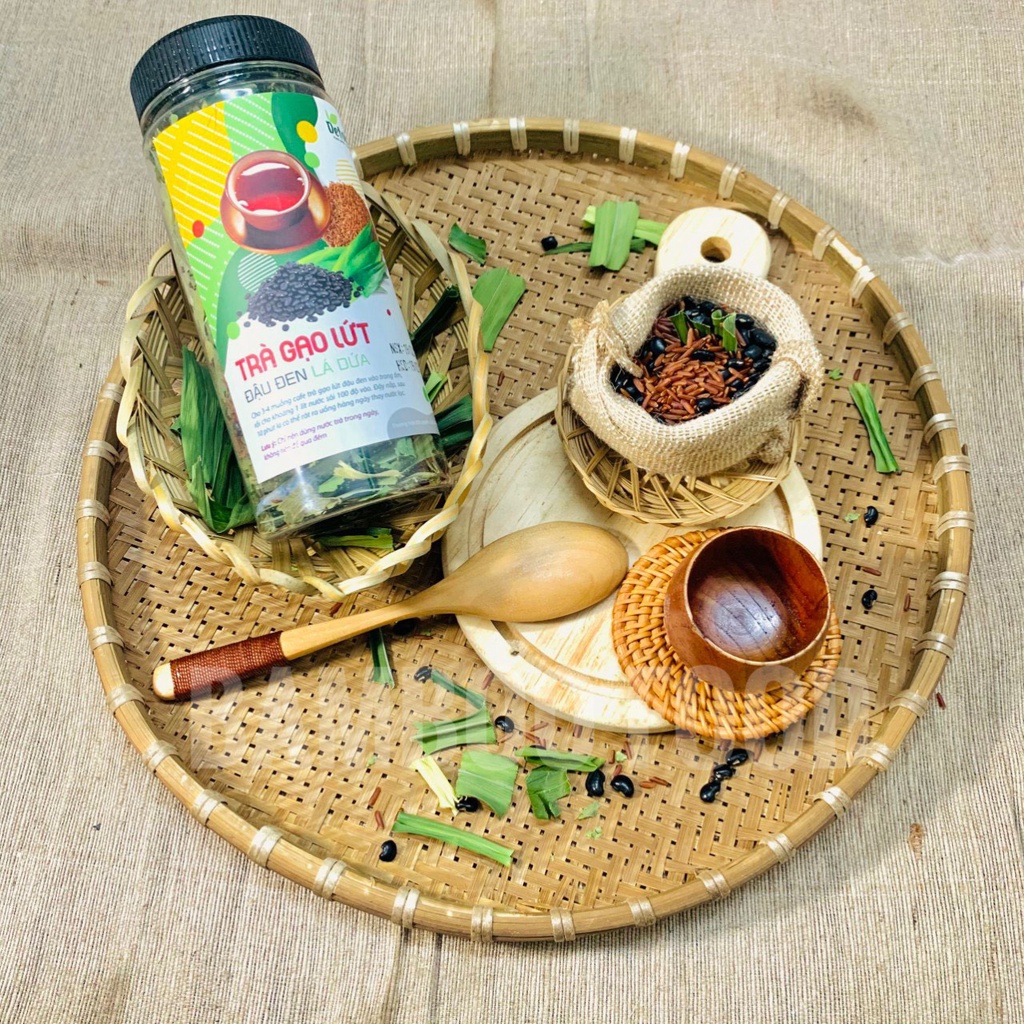Trà gạo lứt đậu đen lá dứa Bamboo - 350g