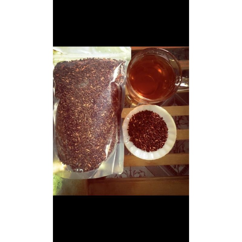 Gạo lứt quê rang củi gói 1kg giảm cân, đẹp da