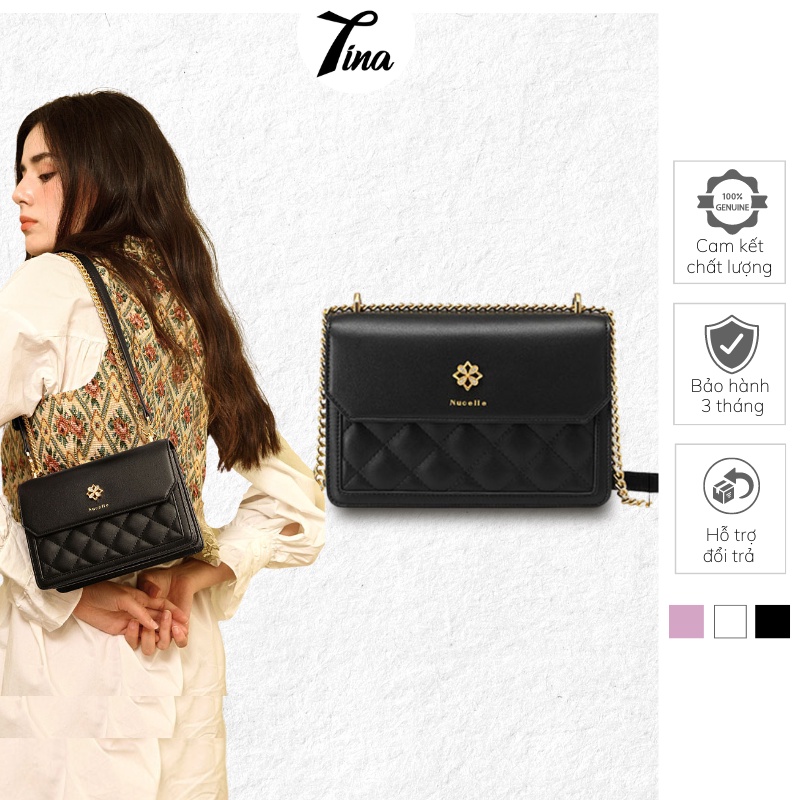 Túi đeo chéo nữ đi chơi cao cấp Hàn Quốc NUCELLE đẹp cute Tina Shop NJ036