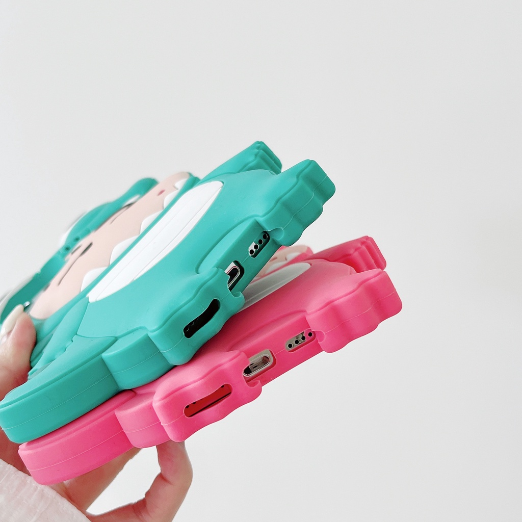 Ốp Điện Thoại Mềm Chống Rơi Họa Tiết Khủng Long Hoạt Hình Cho Iphone  Xs Max XR 11 12 13 Pro Max