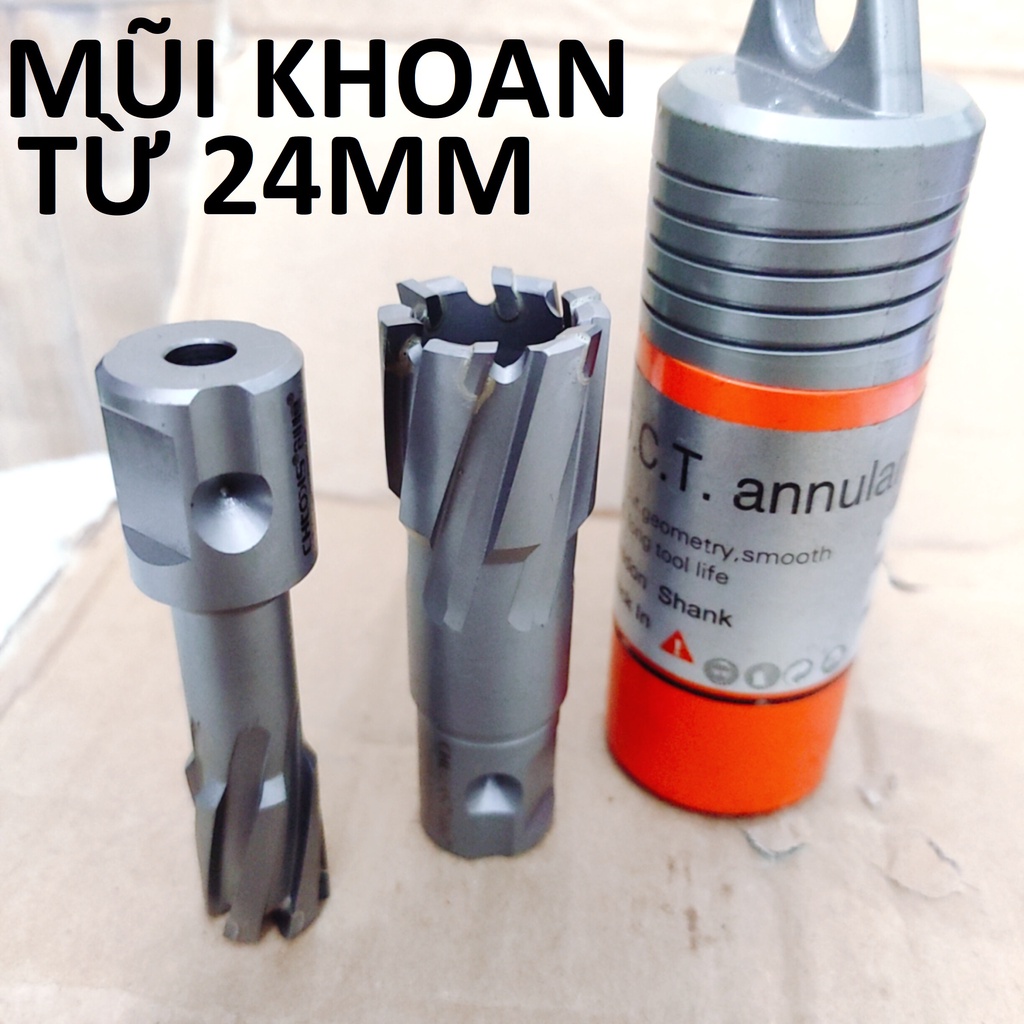 Mũi khoan từ hợp kim 24x35 phi 24mm, sâu 35mm