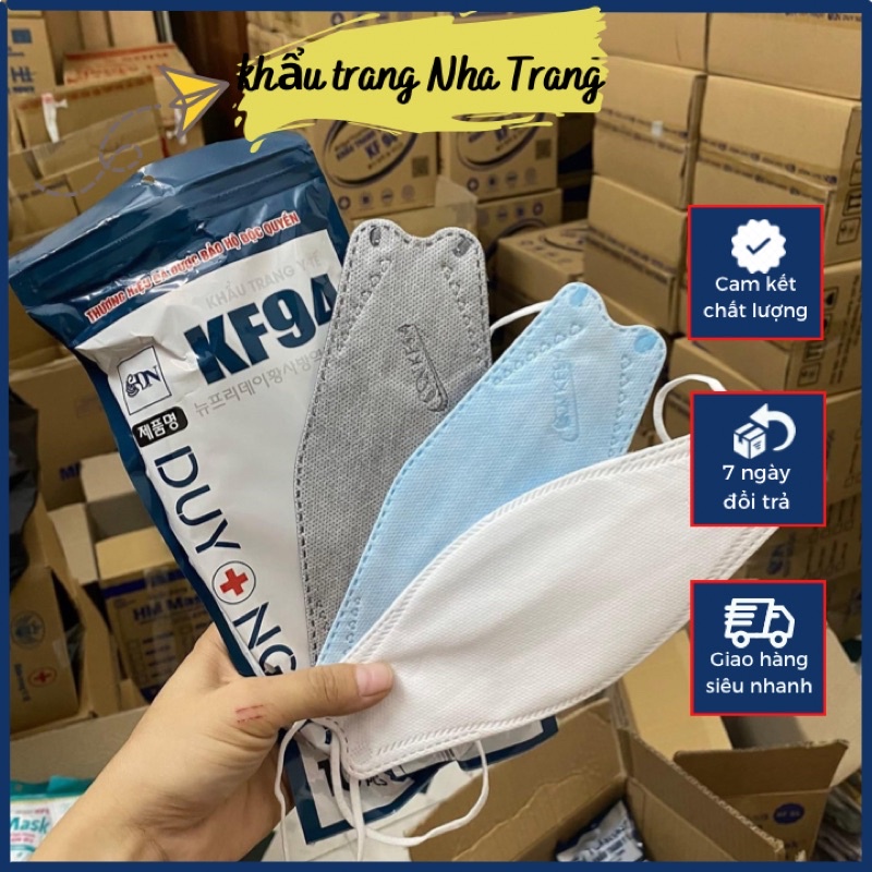 set 100 chiếc khẩu trang KF94 Duy Ngọc