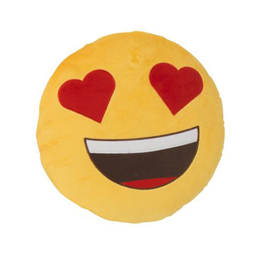 Gối trang trí hình mặt cười | JYSK Emoji | DK35cm