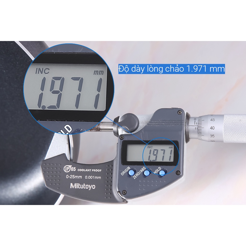 Chảo nhôm chống dính 20cm Delites CR001-20