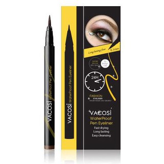 COMBO KẺ MẮT NƯỚC VACOSI WATERPROOF PEN EYELINER 24H