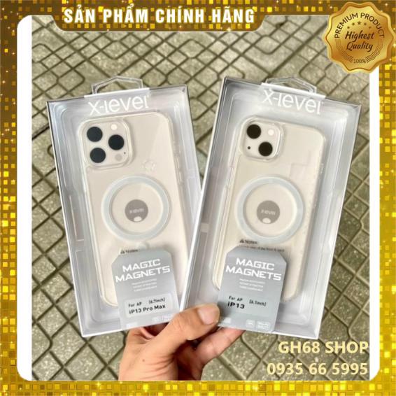 Ốp Lưng Hỗ Trợ Sạc Không Dây iPhone 13 / 13 Pro /13 Pro Max / 12 Pro Max Chống Ố Hãng X-LEVEL