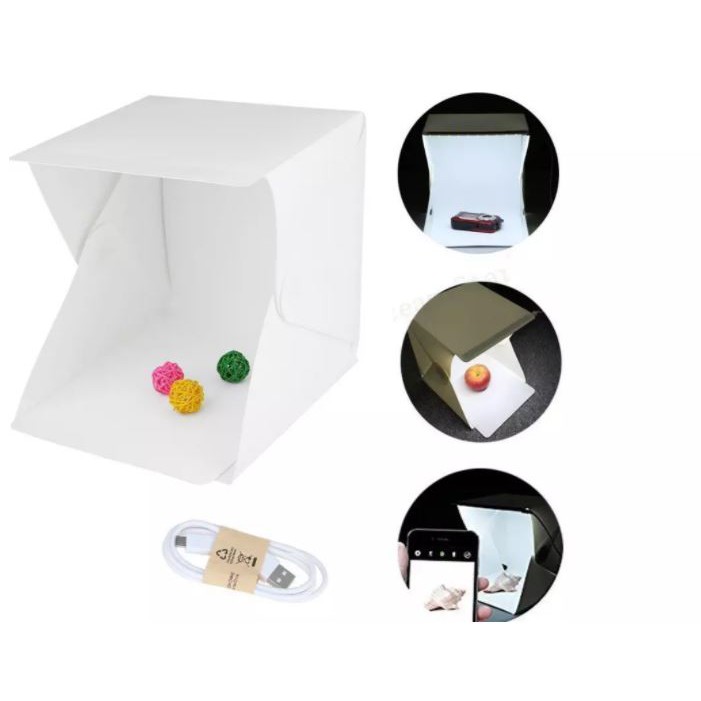 HỘP ĐÈN LED CHỤP HÌNH SẢN PHẨM, dụng cụ chụp ảnh hàng hóa đăng bán online, led lighting box for product photograph