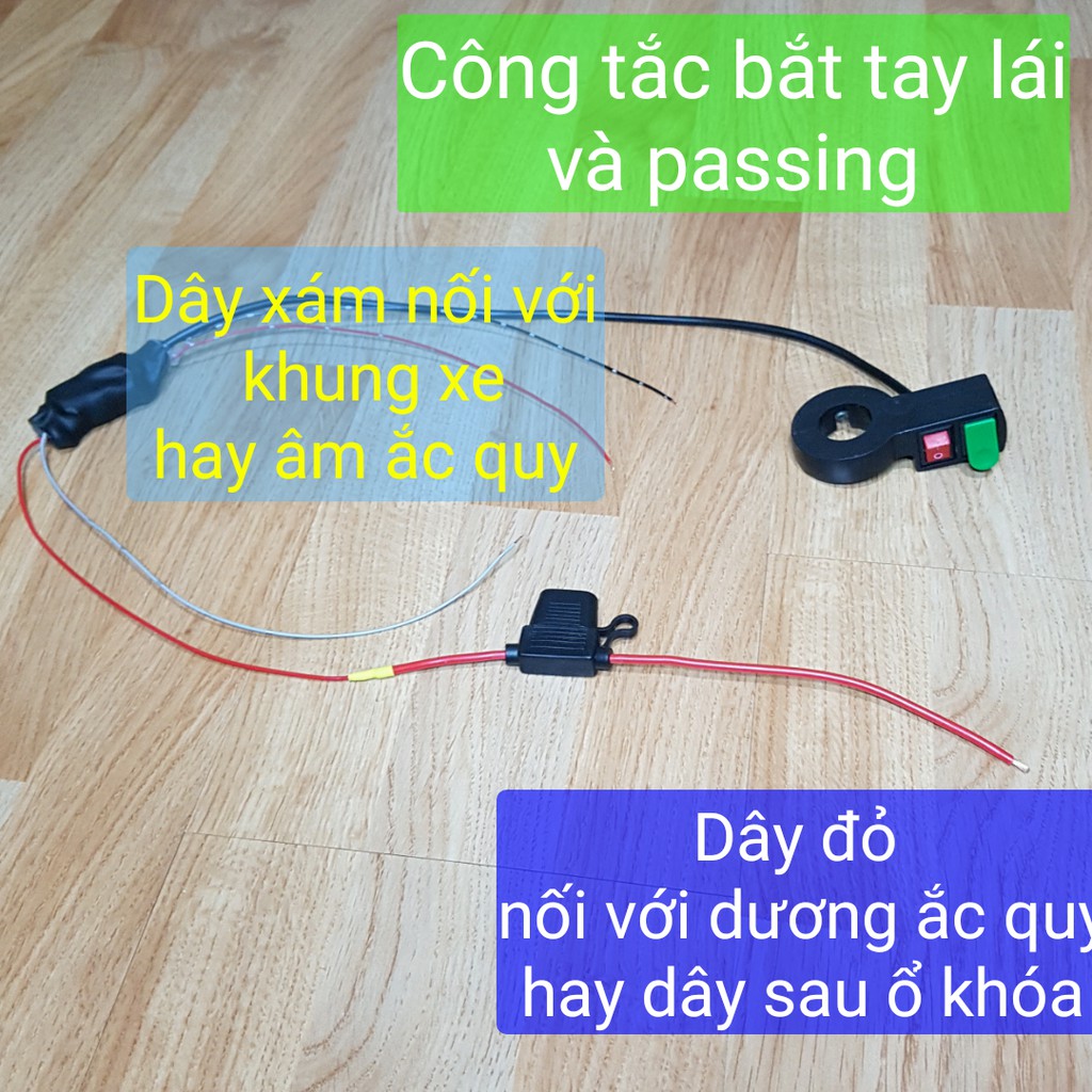 Công tắc Tắt Mở có Mạch Passing cho đèn trợ sáng L4 L4X L6 L6X