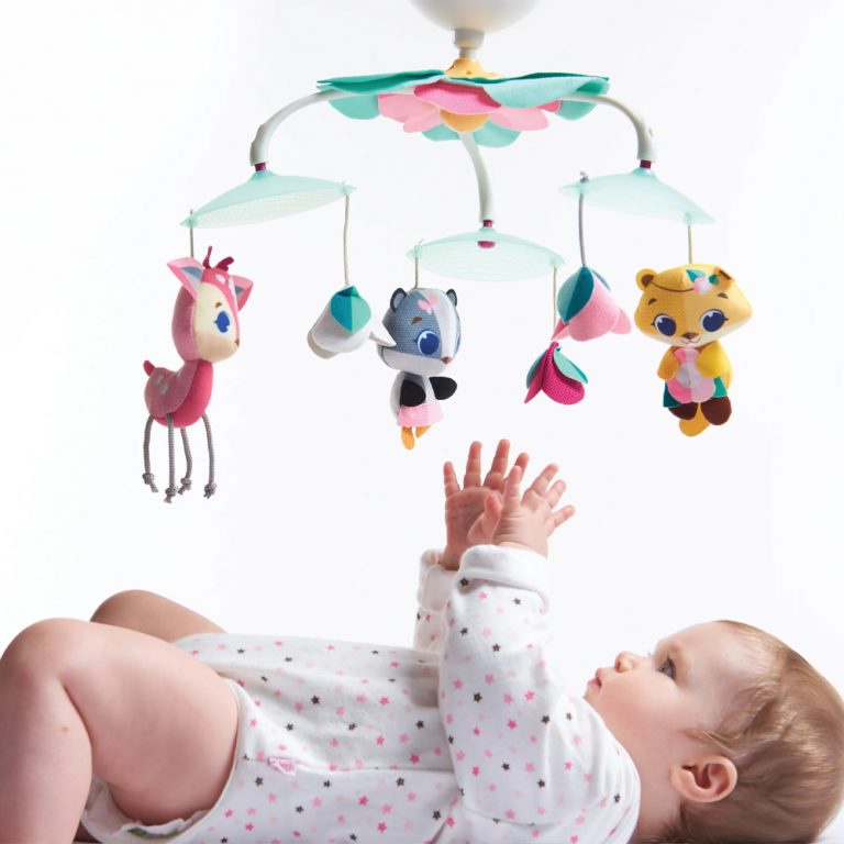 💯Đồ chơi treo nôi cũi cao cấp của Mỹ Tiny Love Soothe ‘N’ Groove Mobile Tiny Princess Tales phát triển trí não Bé