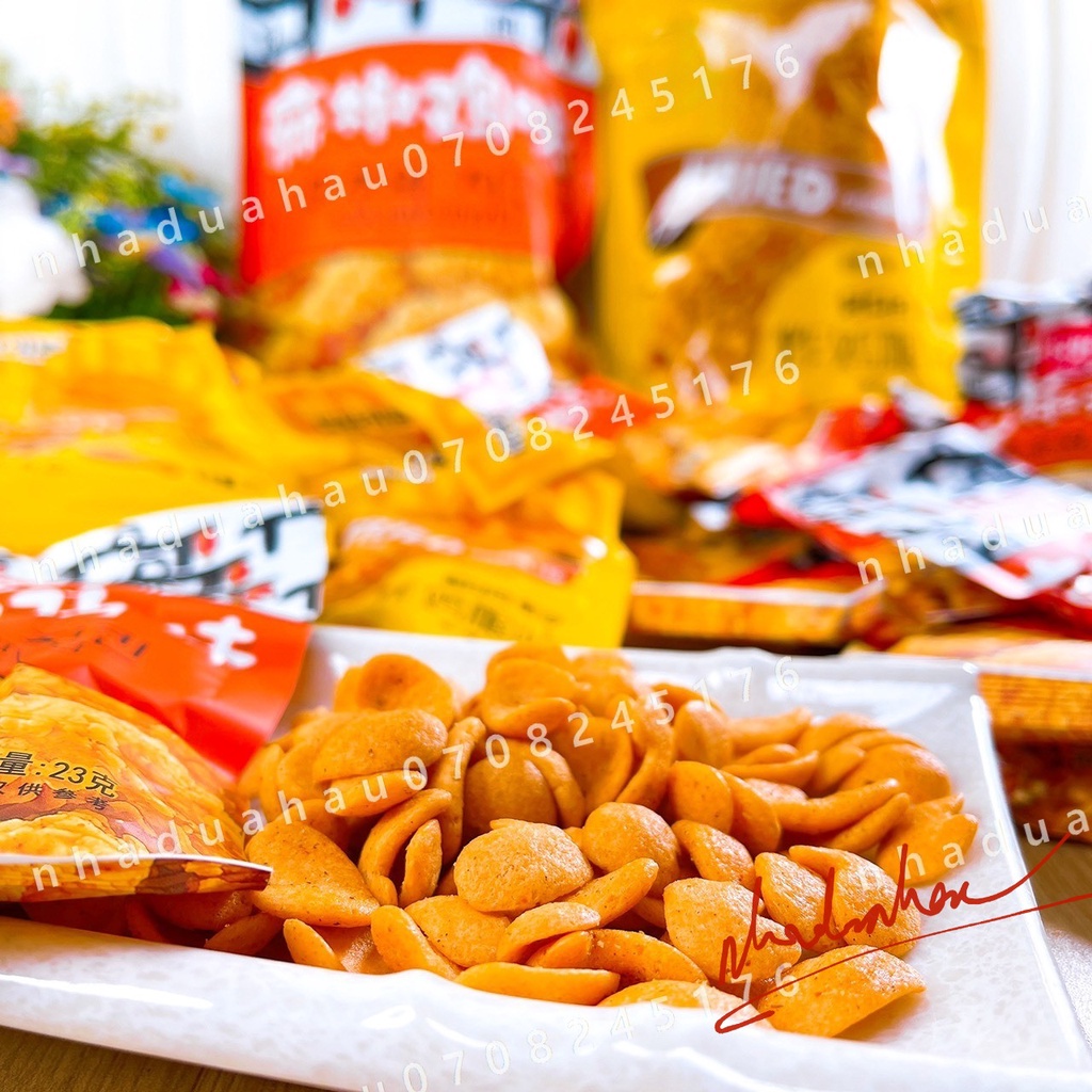 HOT- Một gói bimbim/ snack đùi gà rán gói to khổng lồ 500gam Fried Hongkong (gồm 20 gói nhỏ bên trong)