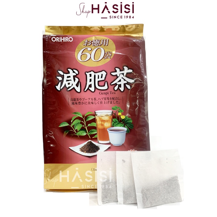 Trà Giảm Mỡ Bụng ORIHIRO - Genpi Tea 3g x 60 Gói