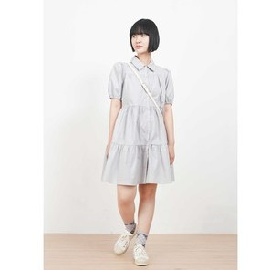 [gwilee] cancan frill dress - đầm babydoll xòe tầng dễ thương phong cách Hàn Quốc