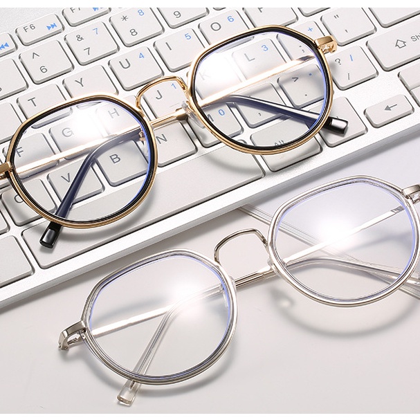【0-500°】【Hàng Có Sẵn】 Gọng Kính Chống Bức Xạ Ánh Sáng Xanh Dành Cho Nam Và Nữ