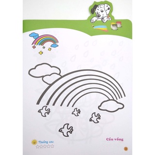 SÁCH - Tô màu cùng cún con ( 5 CUỐN )