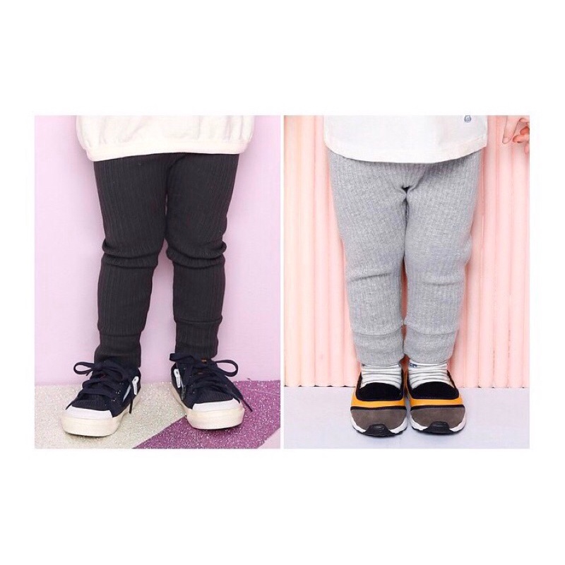 Quần jogger cotton tăm xuất Hàn cho bé