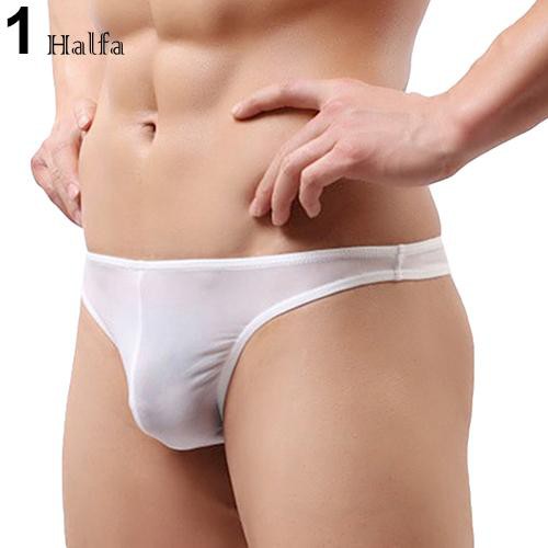 Quần lót nam dạng túi lồi màu trơn gợi cảm