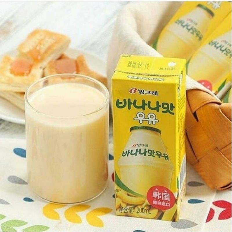 Binggrae Sữa chuối Binggrae Hàn Quốc Banana Milk (200ml)