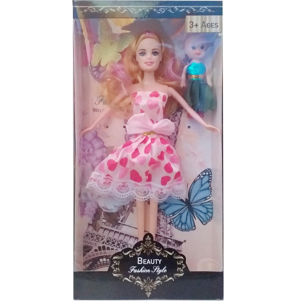 (MUA 1 TẶNG 1) Đồ chơi Búp bê Barbie - mua búp bê lớn tặng kèm búp bê nhỏ